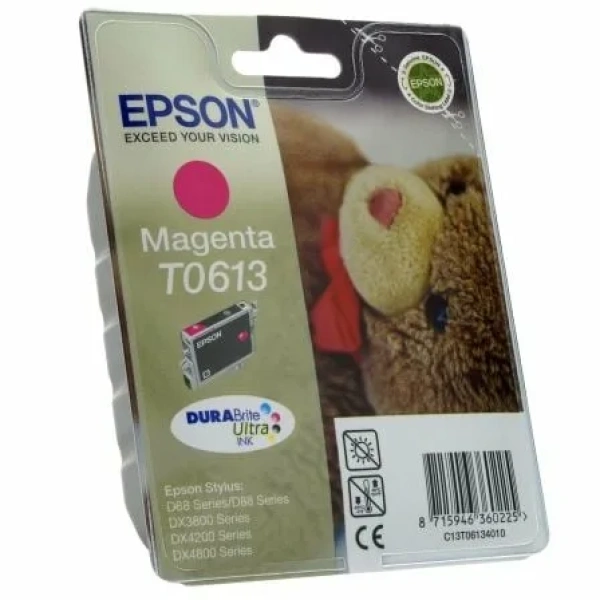 Cartucho de Tinta Original Epson T0613/ Magenta Pigmentado