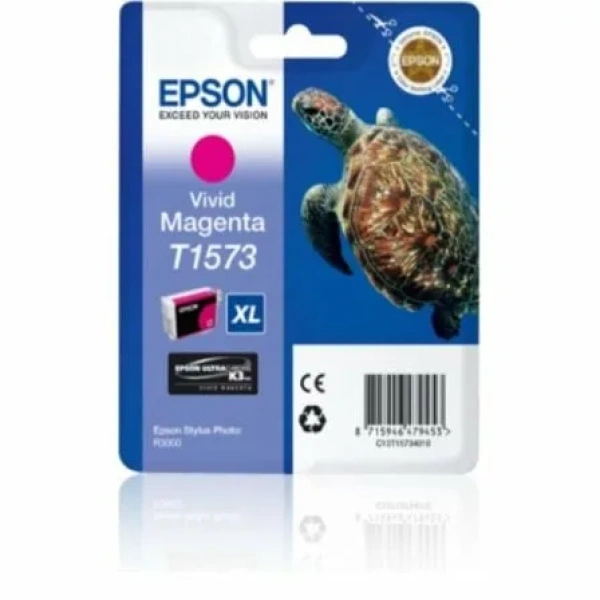 Cartucho de Tinta Original Epson nº T1573 XL/ Magenta Vivo