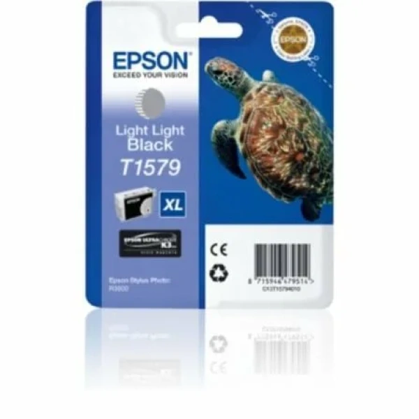 Cartucho de Tinta Original Epson nº T1579 XL/ Gris Claro