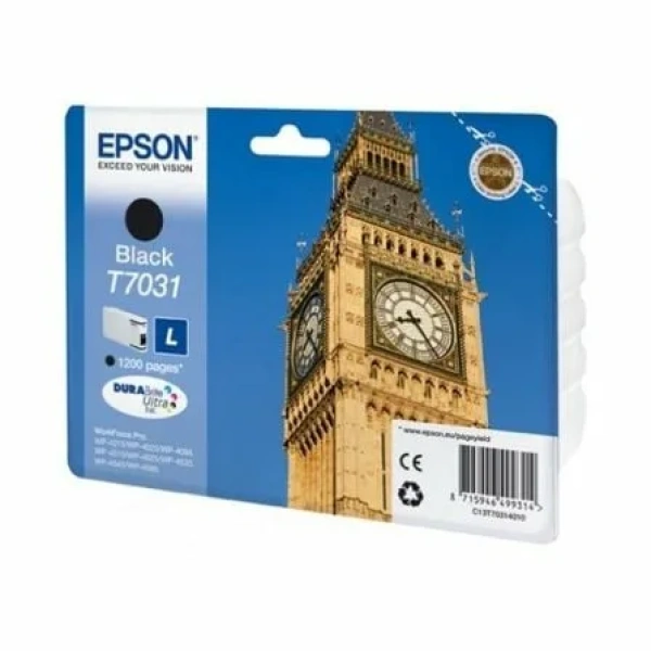 Cartucho de Tinta Original Epson T7031 L/ Negro