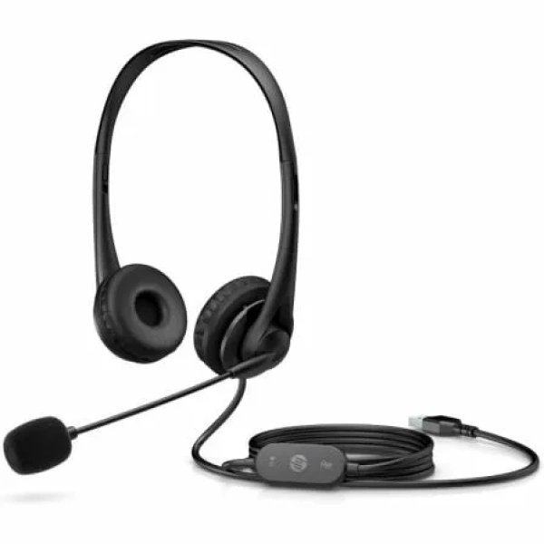 Auriculares HP G2/ con Micrófono/ USB/ Negros - Imagen 3