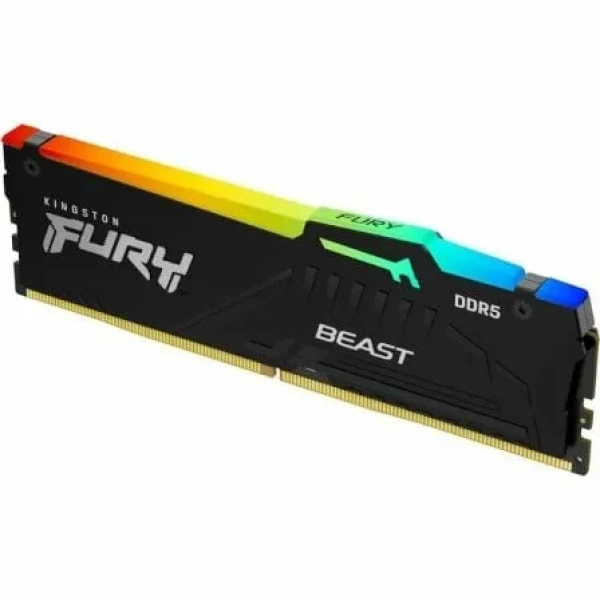 Memoria RAM Kingston FURY Beast RGB 32GB/ DDR5/ 6000MHz/ 1.35V/ CL36/ DIMM - Imagen 2