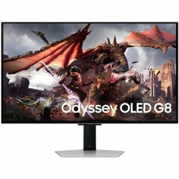 Monitor Gaming Samsung Odyssey OLED G8 S32DG802SU 32"/ 4K/ 0.03ms/ 240Hz/ OLED/ Regulable en altura/ Gris