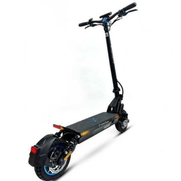 Patinete Eléctrico SmartGyro CrossOver Dual Max 2 Certificado/ Motor 1000W/ Ruedas 10"/ 25km/h/ Autonomía 60km/ Negro - Imagen 2