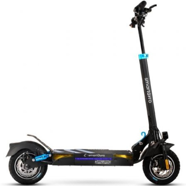 Patinete Eléctrico SmartGyro Speedway Certificado/ Motor 800W/ Ruedas 10"/ 25km/h /Autonomía 50km/ Negro y Azul - Imagen 3