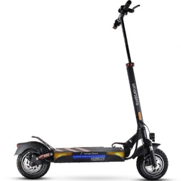 Patinete Eléctrico SmartGyro Speedway Pro Certificado/ Motor 1000W/ Ruedas 10"/ 25km/h /Autonomía 60km/ Negro y Azul - Imagen 3