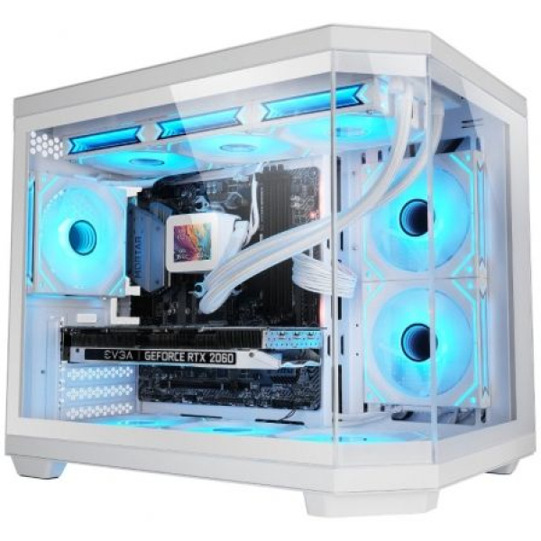 Caja Gaming Minitorre Mars Gaming MC-3TCOREM/ Blanca