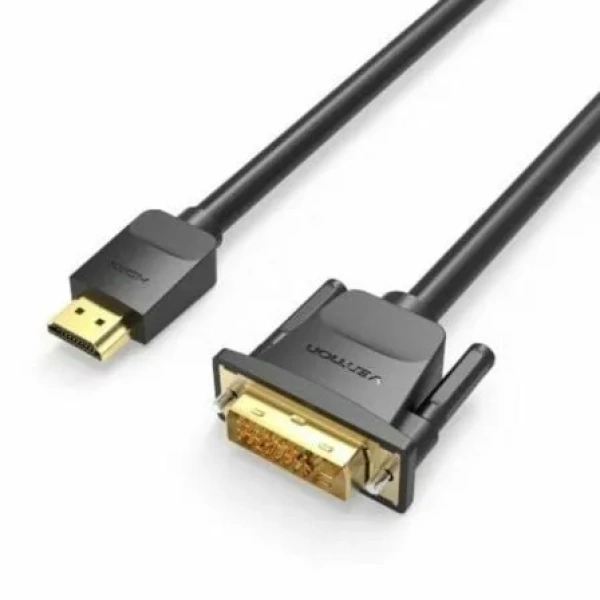 Cable Conversor Vention ABFBJ/ DVI-D Macho - HDMI Macho/ 5m/ Negro - Imagen 2