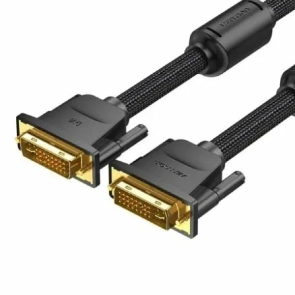 Cable DVI Vention EAEBI/ DVI-D Macho - DVI-D Macho/ 3m/ Negro