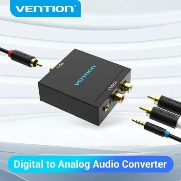 Convertidor de Audio Vention BDFB0/ Entrada Toslink y RCA/ Salida 2x RCA - Imagen 2