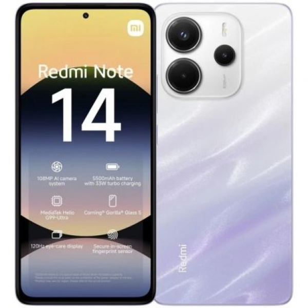 Smartphone Xiaomi Redmi Note 14 6GB/ 128GB/ 6.67"/ Purpura