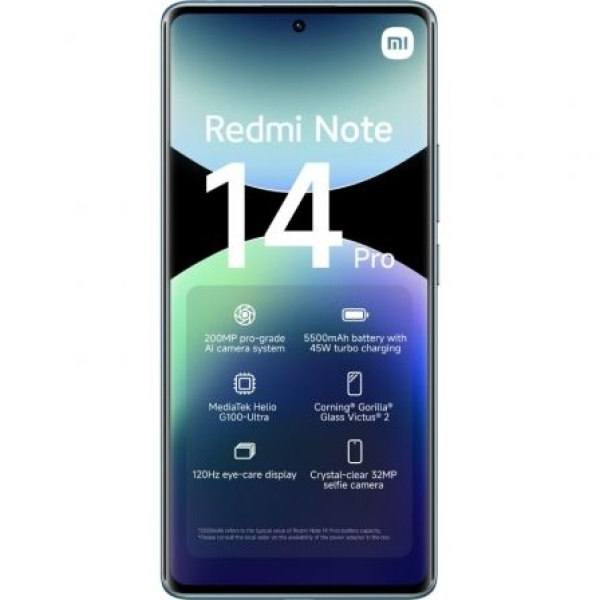 Smartphone Xiaomi Redmi Note 14 Pro 8GB/ 256GB/ 6.67"/ Azul - Imagen 2