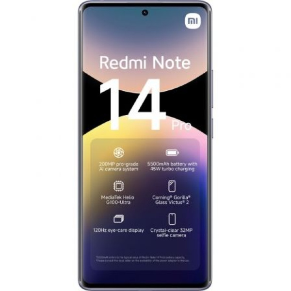 Smartphone Xiaomi Redmi Note 14 Pro 8GB/ 256GB/ 6.67"/ Purpura - Imagen 2