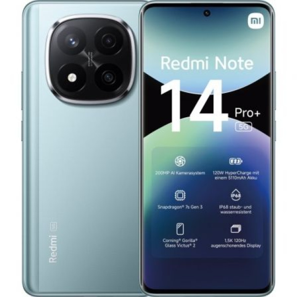 Smartphone Xiaomi Redmi Note 14 Pro+ 12GB/ 512GB/ 6.67"/ 5G/ Azul