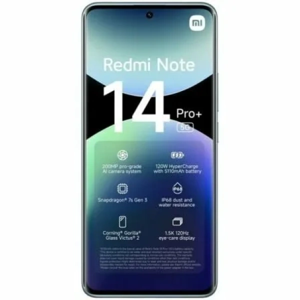 Smartphone Xiaomi Redmi Note 14 Pro+ 12GB/ 512GB/ 6.67"/ 5G/ Azul - Imagen 2