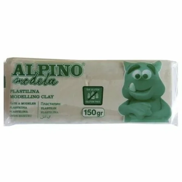 Plastilina Alpino Modela/ 150g/ Blanca