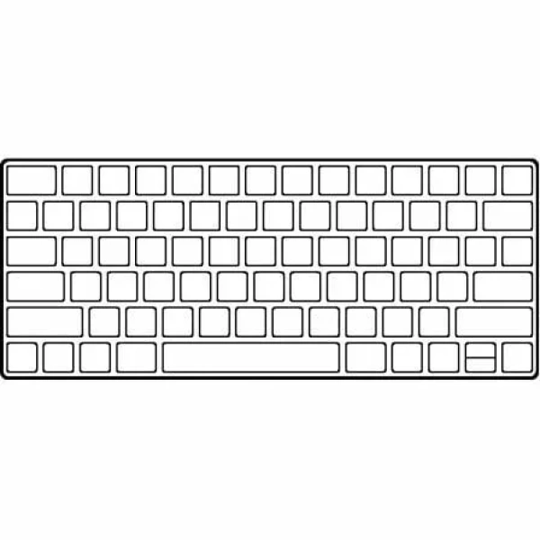 Teclado Inalámbrico Apple Magic Keyboard/ Blanco y Plata