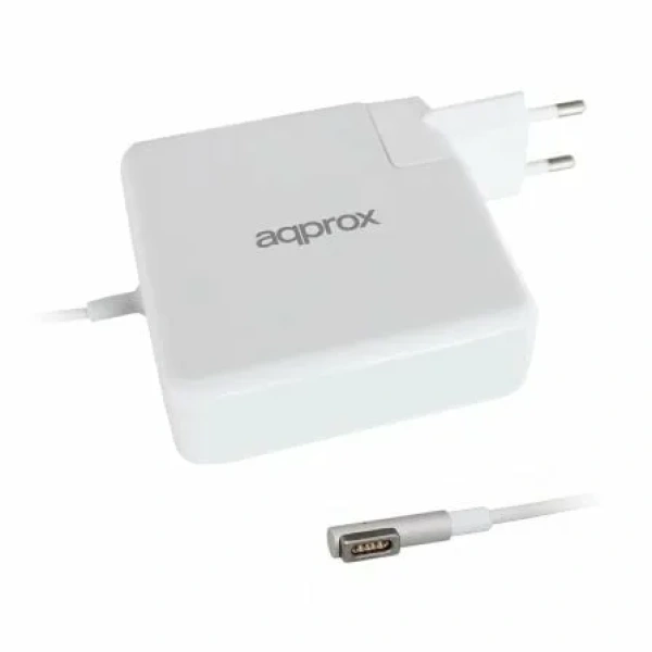 CARGADOR APPROX APPUAAPL PARA MACBOOK CONECTOR TIPO L - BOTÓN SELECCIÓN POTENCIA 45/60/85W - USB 5V/2.1A