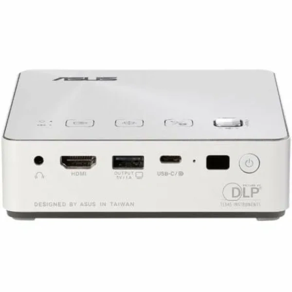 Proyector Portátil Asus ZenBeam S2/ 500 Lúmenes/ HD/ HDMI-USB Tipo-C/ WiFi/ Blanco - Imagen 2