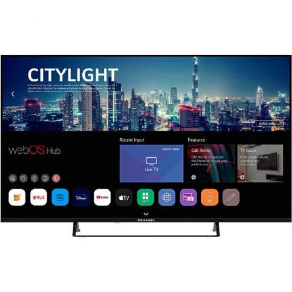 Televisor Grunkel LED-5025QLEDW 50"/ Ultra HD 4K/ Smart TV/ WiFi