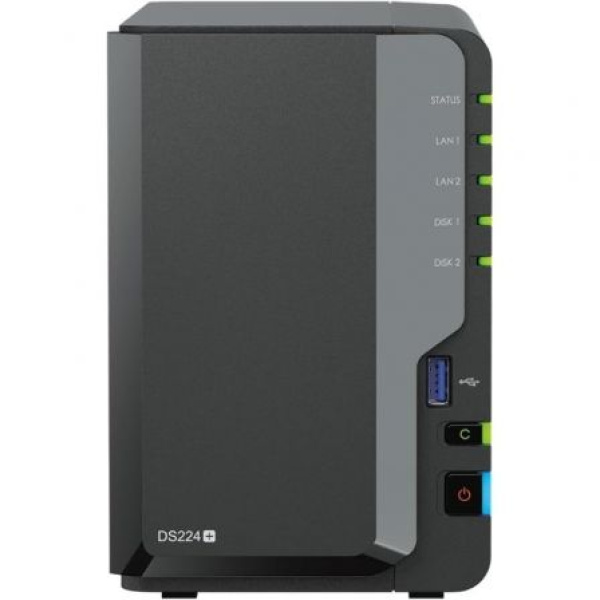 NAS Synology Diskstation DS224+/ 2 Bahías 3.5"- 2.5"/ 6GB DDR4/ Formato Torre - Imagen 2