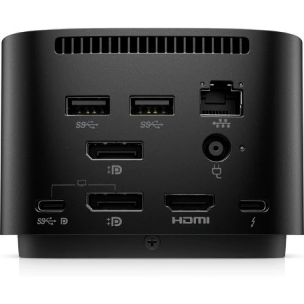 Docking USB Tipo-C HP Thunderbolt G4 280 W con cable combo/ 4xUSB/ 1xHDMI/ 1xRJ45/ 2xDisplayPort/ 1xJack/ 3xUSB Tipo-C PD/ 1xAC/ Negro - Imagen 3