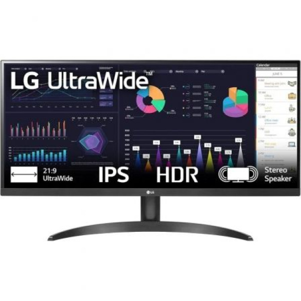 Monitor Profesional Ultrapanorámico LG 29WQ60A-B 29"/ WFHD/ Multimedia/ Negro