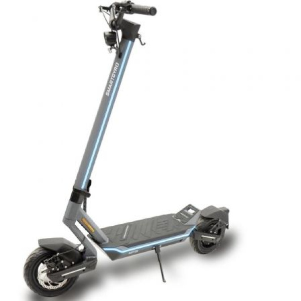 Patinete Eléctrico SmartGyro Raptor EVO/ Motor 1000W/ Ruedas 10"/ 25km/h /Autonomía 60km/ Gris - Imagen 2