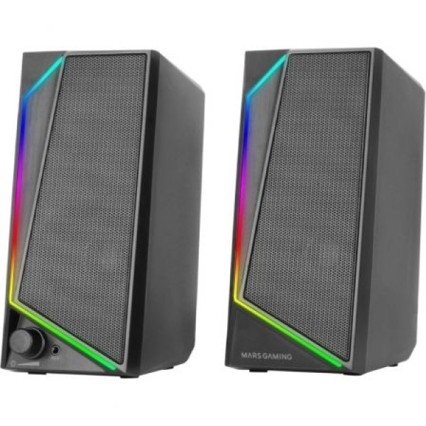 Altavoces Mars Gaming MS72/ 15W/ 2.0/ Negros - Imagen 2