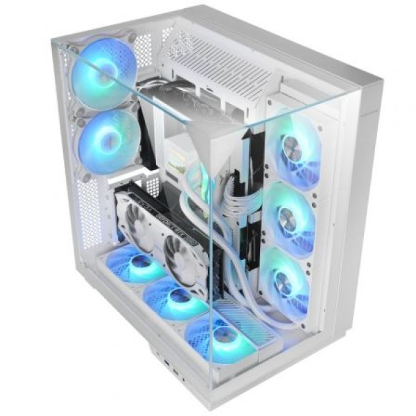 Caja Gaming Torre Mars Gaming MC-3GF/ Blanca - Imagen 2