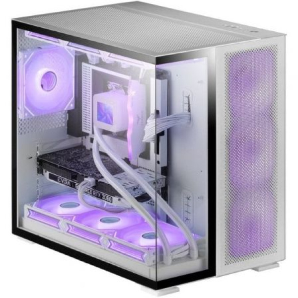 Caja Gaming Torre Mars Gaming MC-NOVA2/ Blanca y Negra - Imagen 2