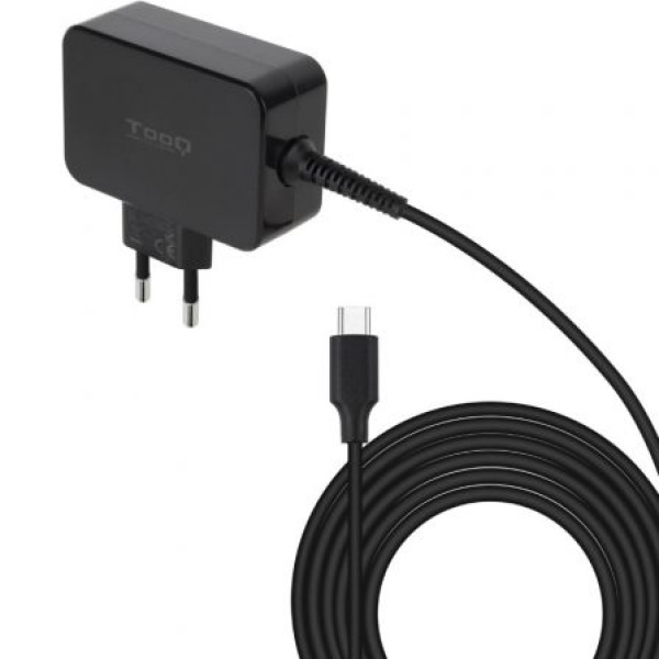 Cargador de Portátil TooQ TQLC-USBCGAN45PD USB Tipo-C/ 45W/ Automático/ Voltaje 5-20V/ 1x USB Tipo-C - Imagen 2