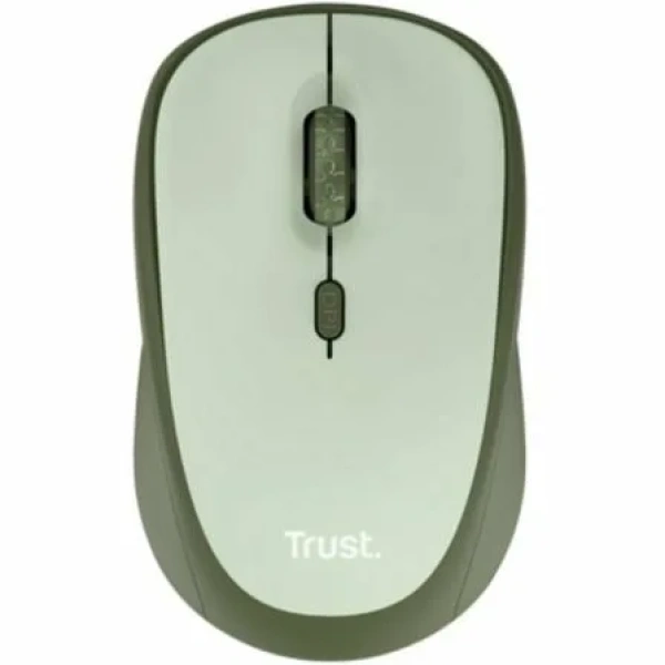 Ratón Mini Inalámbrico Trust Yvi+ Silent/ Hasta 1600 DPI/ Verde - Imagen 2