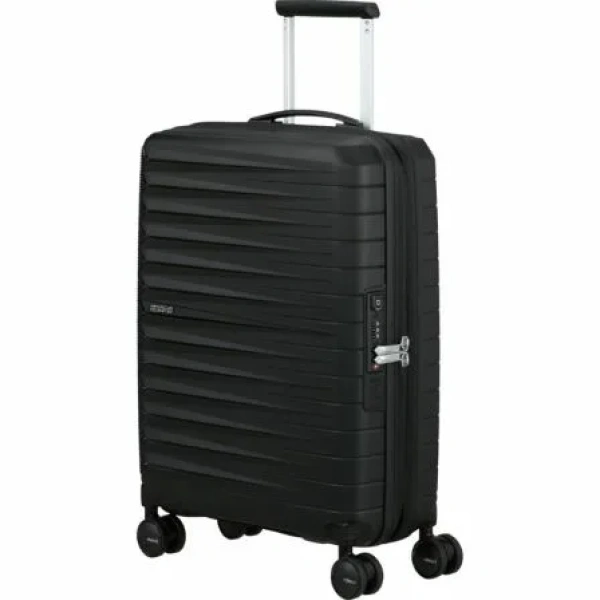 Maleta de Cabina American Tourister FastForward Spinner Expansible 55cm/ 55x40x23cm/ 4 Ruedas/ Negro - Imagen 2