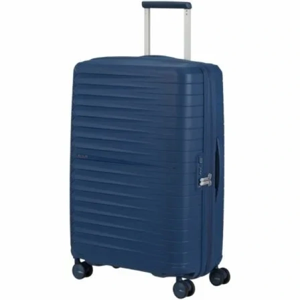 Maleta Mediana American Tourister FastForward Spinner Expansible 68cm/ 68x46x30cm/ 4 Ruedas/ Azul Marino - Imagen 2