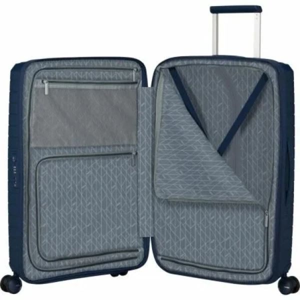 Maleta Mediana American Tourister FastForward Spinner Expansible 68cm/ 68x46x30cm/ 4 Ruedas/ Azul Marino - Imagen 3