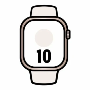 Apple Watch Series 10/ GPS/ 46mm/ Caja de Aluminio Oro Rosa / Correa Deportiva Rosa Rubor M/L