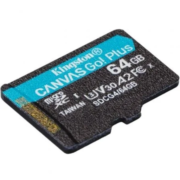 Tarjeta de Memoria Kingston CANVAS Select Plus 64GB microSD XC/ Clase 10/ 200MBs - Imagen 2