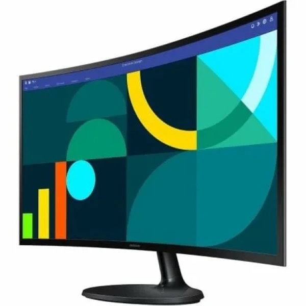 Monitor Profesional Samsung Essential Monitor S3 S36GD S24D302GAU/ 27"/ Full HD/ Negro - Imagen 2