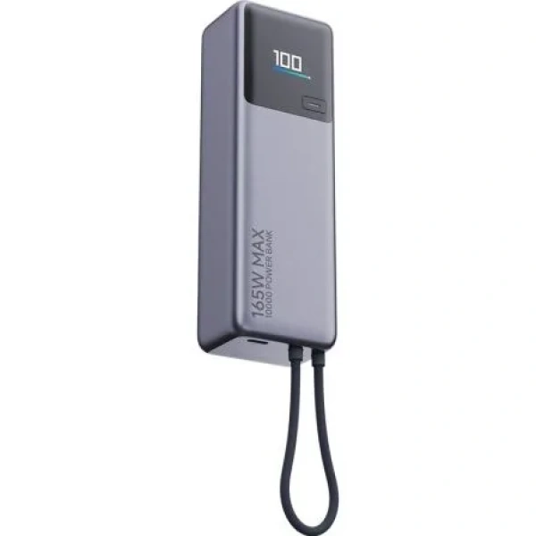 Powerbank 10000mAh Xiaomi Power Bank Integrated Cable/ 165W/ Gris - Imagen 2