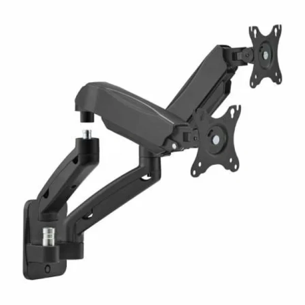 Soporte de Pared para 2 Monitores o TV Aisens WT32TSR-225/ Giratorio/ Inclinable/ hasta 9kg - Imagen 2