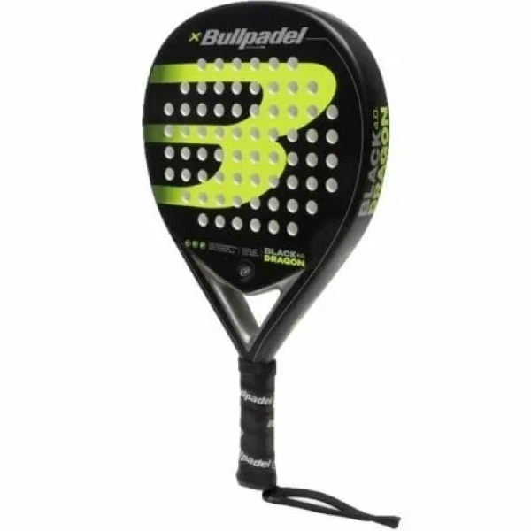 Pala de Pádel Bullpadel Black Dragon 4.0/ Negro y Verde - Imagen 3
