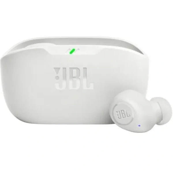 Auriculares Bluetooth JBL Wave Buds con estuche de carga/ Autonomía 8h/ Blancos