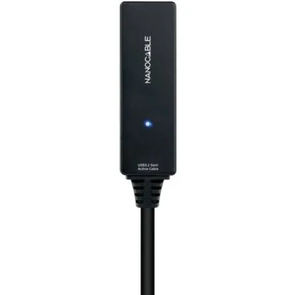 Cable Alargador USB Tipo-C 3.2 con Amplificador Nanocable 10.01.1311/ USB Tipo-C Macho - USB Tipo-C Hembra/ 5m/ Negro - Imagen 3
