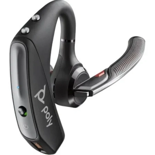 Auricular Inalámbrico Plantronics Voyager 5200 + Cable USB-A a Micro USB + Llave BT700/ con Micrófono/ Bluetooth/ Negro - Imagen 2