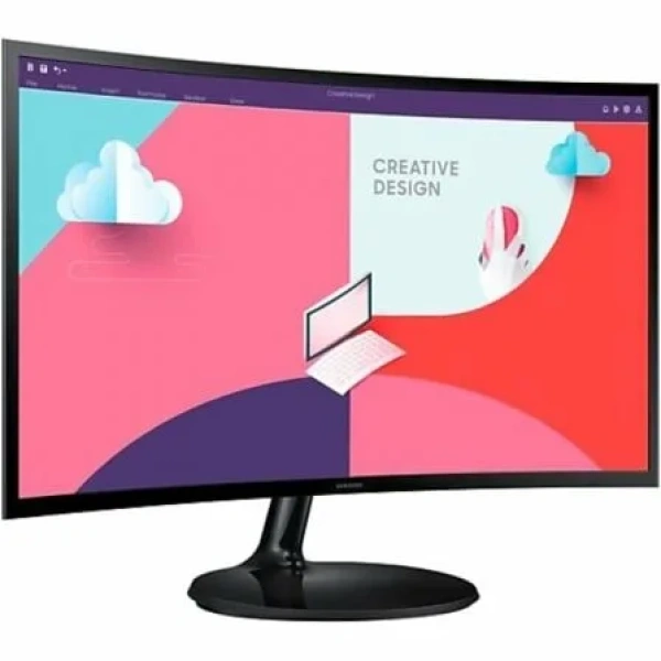 Monitor Curvo Samsung Essential Monitor S36C S27C364EAU/ 27"/ Full HD/ Negro - Imagen 2