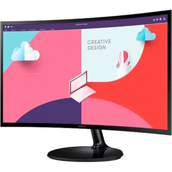 Monitor Curvo Samsung Essential Monitor S36C S27C364EAU/ 27"/ Full HD/ Negro - Imagen 3