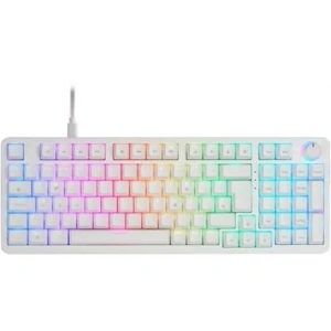 Teclado Gaming Mecánico Mars Gaming MKPROYES/ Switch Amarillo/ Blanco