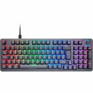 Teclado Gaming Mecánico Mars Gaming MKPROYES/ Switch Amarillo