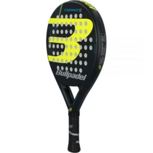 Pala de Pádel Bullpadel X-Compact 2/ Negra y Amarilla - Imagen 2